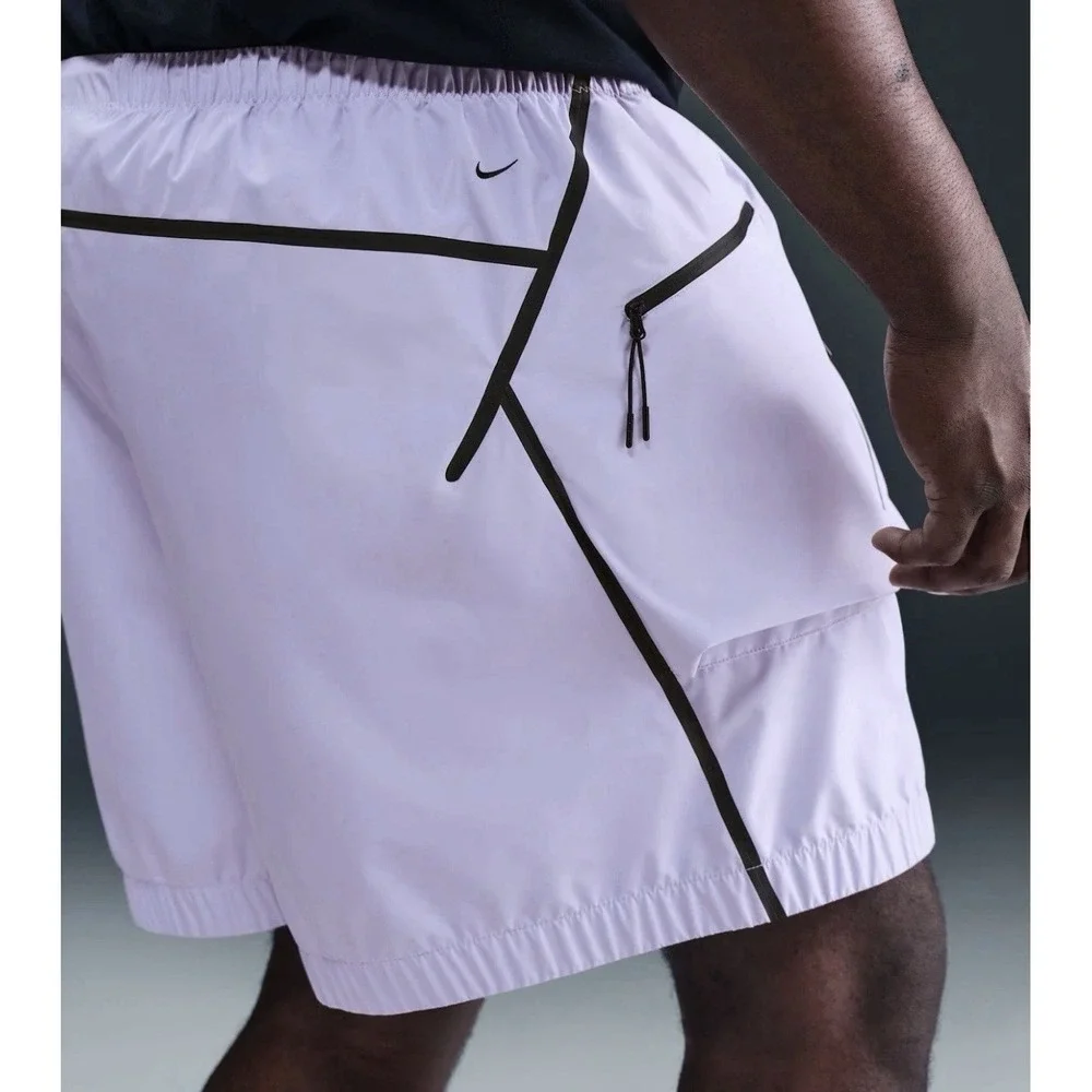 Nike Tech Men Size 2XL Super Lightweight Cargo Shorts Light Purple HJ2946-515 - Picture 8 of 11